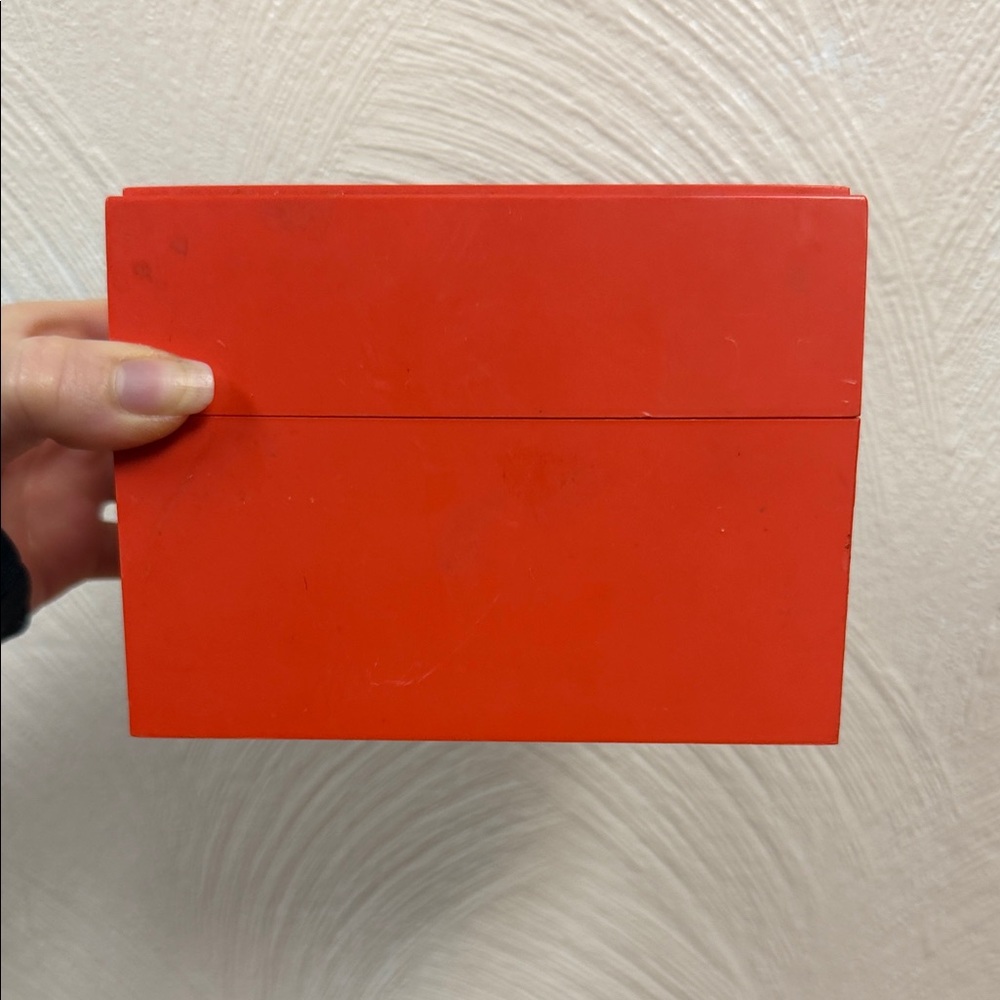 Bold and Vintage Orange Storage Box - Picture 3 of 10